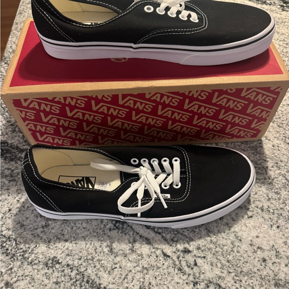 Vans Black Canvas Shoes